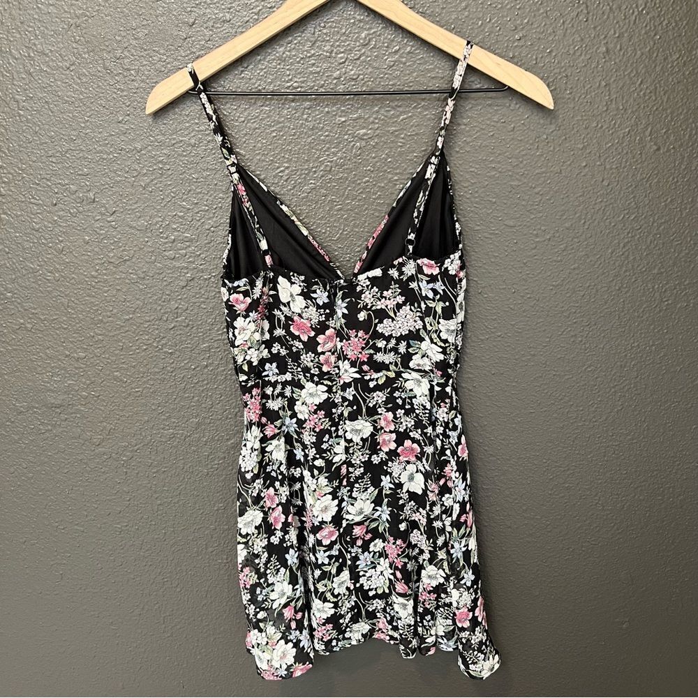 REVOLVE, Superdown, Sienna Fit & Flare Dress in Black Floral - Picture 7 of 15